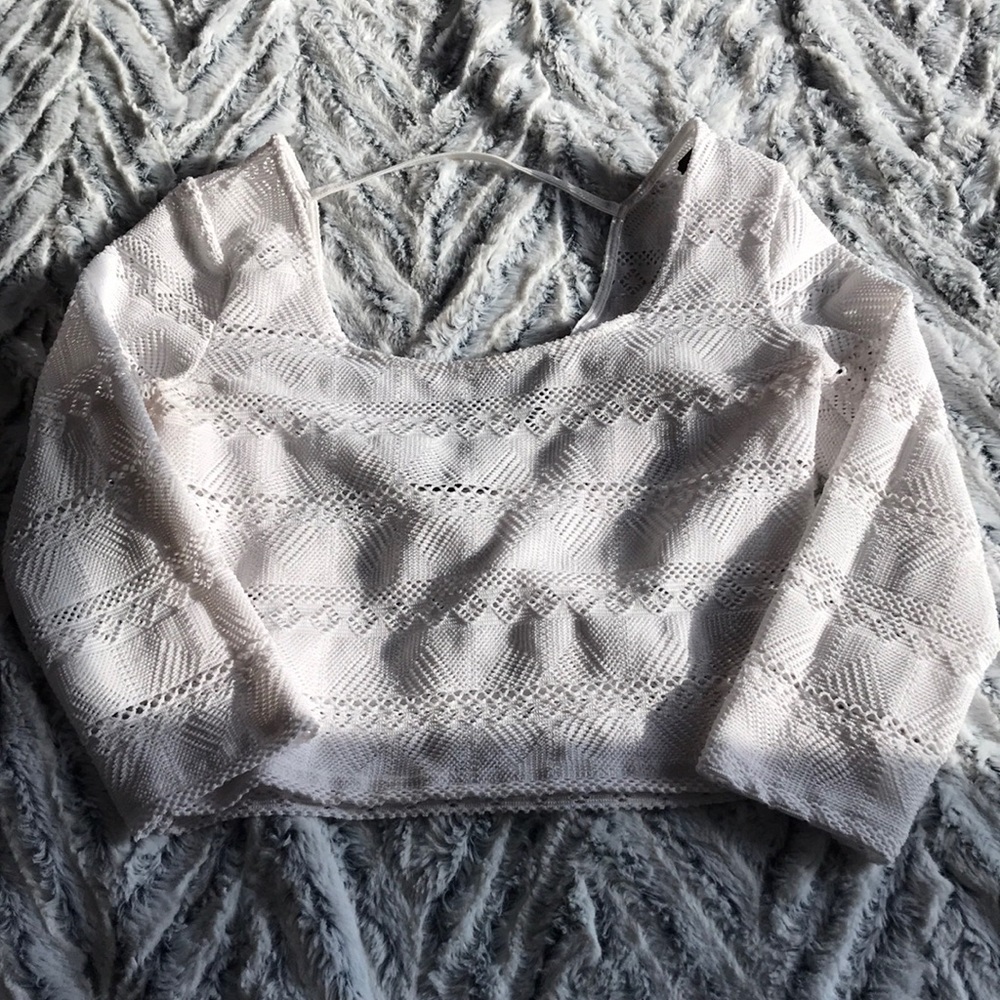 Forever 21 Crop Top with Cutouts
